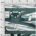 thumbnail image 2 of oneOone Georgette Viscose Teal Green Fabric Kids Sewing Material Print Fabric By The Yard 42 Inch Wide, 2 of 4