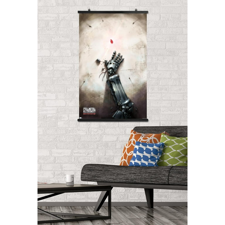 Fabric Poster - Fullmetal Alchemist Brotherhood - New Ed Wall Scroll  ge77579 