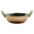 thumbnail image 1 of Tableware Serving Karahi Copper Steel Utensils Kitchenware India Dia 6" Inches, 1 of 7