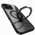 thumbnail image 5 of Magnetic Clear Case for iPhone 16 ProMax /16Pro/16Plus/16 with 360° Rotatable Ring Kickstand Compatible with MagSafe Protective Cover, 5 of 11