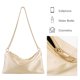 thumbnail image 1 of Bolso Hobo Bandolera Clutch Mujer Satén Con Cadena Monedero, 1 of 9