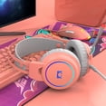 thumbnail image 2 of Auriculares Gaming Hugo con Micrófono Cancelación de Ruido Rosa USB, 2 of 9
