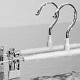 thumbnail image 2 of Percha Metal para Pantalones Antideslizante Ahorra Espacio Acero Inoxidable (blanco) 10 Uds., 2 of 7