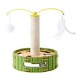 thumbnail image 3 of Cat Scratcher Post Scratching Board Protecting Furniture Torre de juego estable con pelota para ejercicios de entretenimiento Suministros de mascotas Redondo, 3 of 10
