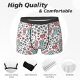 thumbnail image 2 of Men's Boxer Briefs, Cute Cartoon Couple Cat Heart Soft Comfy Mens Underwear Boxer Briefs Breathable With Widen Waist, 2 of 7