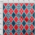 thumbnail image 3 of oneOone Silk Tabby Red Fabric Check Diy Clothing Quilting Fabric Print Fabric By Yard 42 Inch Wide, 3 of 4