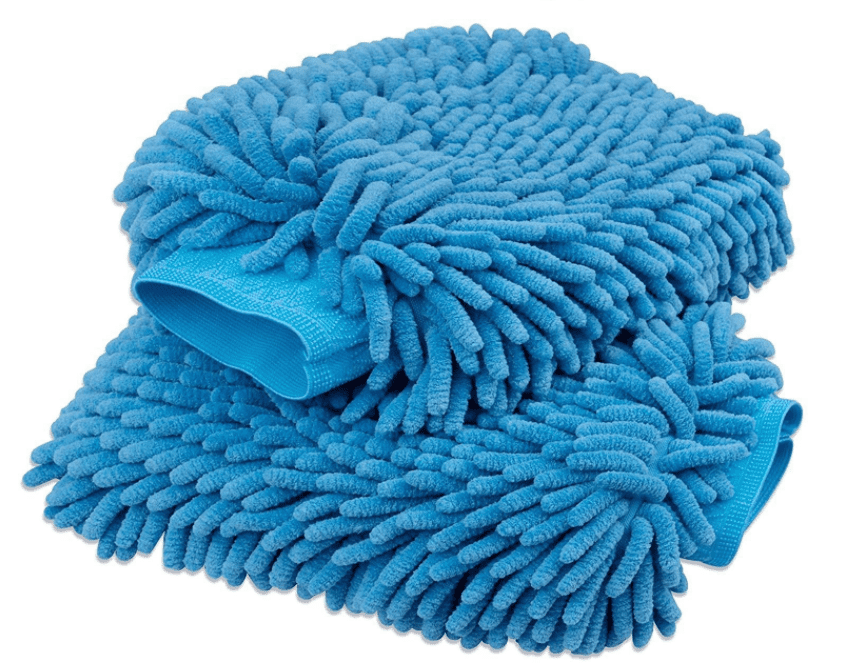 Car Wash Mitt 2 Pack Extra Large Size Clean Tools Kits Premium Chenille Micro 