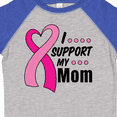 thumbnail image 4 of Inktastic Breast Cancer Awareness I Support My Mom with Pink Ribbon Boys or Girls Toddler T-Shirt, 4 of 5