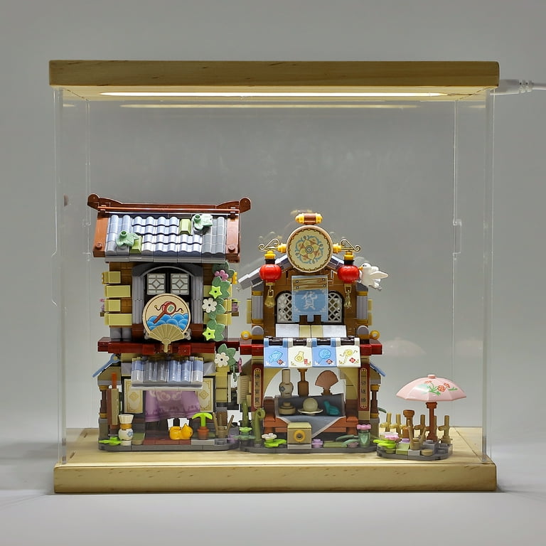 BLOCK CRAFT Grocery Store Mini Building Blocks Set MOC City Street 970 Pcs