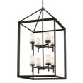 thumbnail image 3 of Golden Lighting 2073-8P 8 Light 21" Wide 2 Tier Chandelier From The Smyth Collection -, 3 of 4