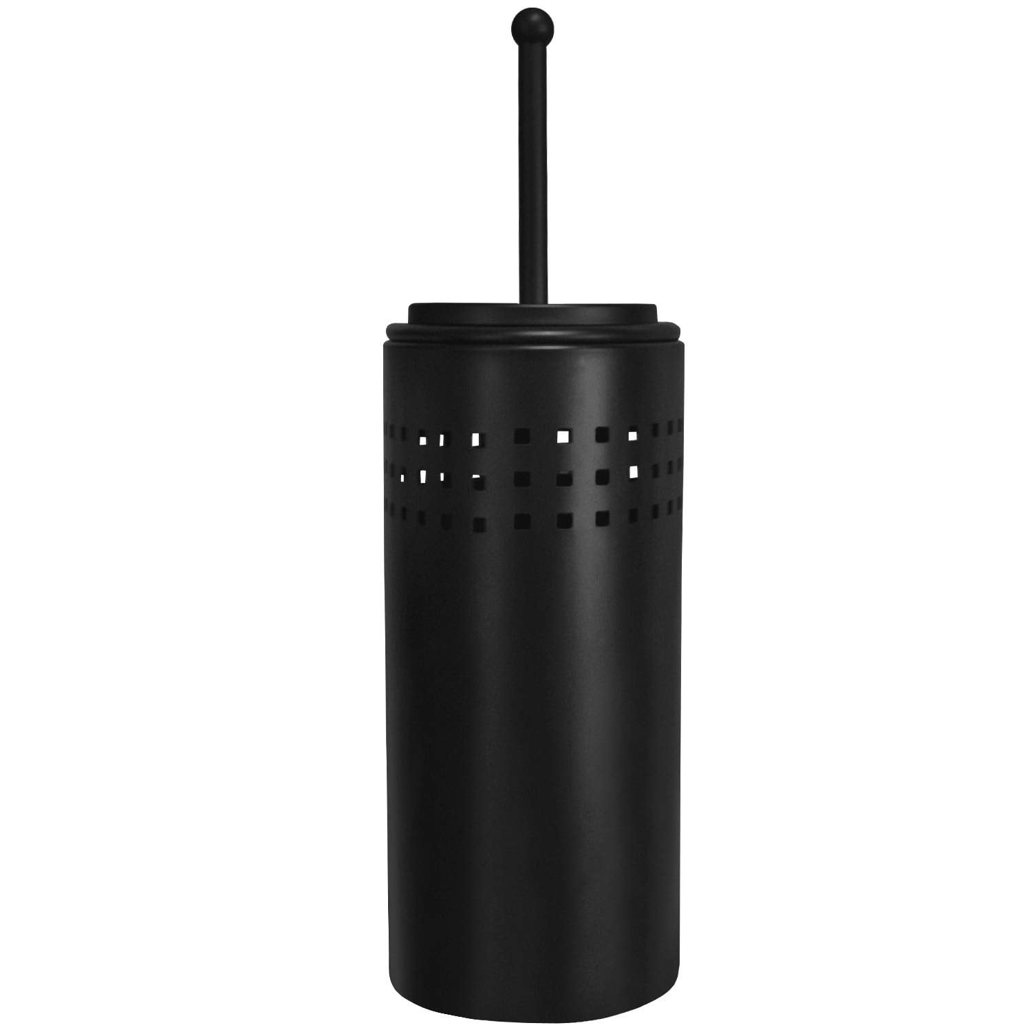 Toilet Brush and Plunger Set with Holder, Black