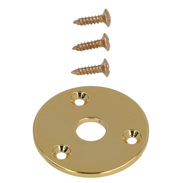 Guitar Jack Socket Plate, Secure Connection And Enhanced Sound Quality, Suitable For Electric Guitars, Basses, Ukulele, Banjo, Mandolin