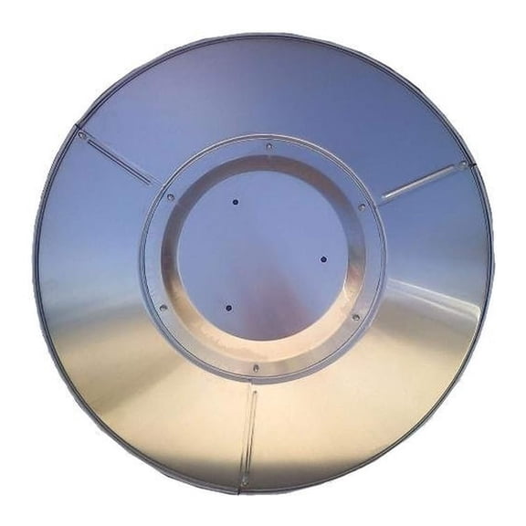 Patio Heater Reflector Shield - 4PC Aluminum Replacement Dome Top - Universal Fit for Tall Outdoor Heaters - Heat Reflector Kit - Highland