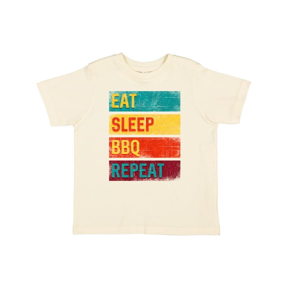 Inktastic Barbecue Grilling Eat Sleep BBQ Repeat Boys or Girls Toddler T-Shirt