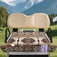 thumbnail image 3 of Uourmeti Golf Cart Seat Covers, Compatible with Sports, Suitable for Club Car with Pockets, Southwestern Geometric Pattern, 3 of 8