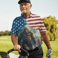thumbnail image 6 of American Bigfoot Polo Shirts For Men USA Big Foot Sasquatch Golf Polos Mens Polo Shirts Short Sleeve Button Up Shirt Men, 6 of 7