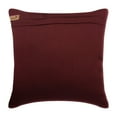 thumbnail image 3 of The HomeCentric Housse de Coussin Rouge Foncé à Paillettes Taies Euro Housse Lot de 2 26x26 Pouces (65x65 cm) Taie Euro en Soie Carrée Paillettes Rouges Taies Euro Housse Maison Salon Cercles Pois Paillettes - Pois de Cheer, 3 of 3