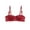 Wine, variant on Sentmoon Sports Bras for Women Bras for Women No Underwires Bowknot Lift Adjustable Strap Side Support Solid Color Lace Bra Lightweight for Daily Wear White 34