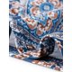 thumbnail image 5 of Vestidos Boho de Talla Grande para Mujeres Agnes Orinda, Con Cuello en V, Manga Corta con Volantes, Verano, Playa, Fluidos, Midi, 3X, Azul, 5 of 5