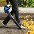 thumbnail image 6 of Open Box Sun Joe 6-Amp 155 mph Corded Handheld Leaf Blower, Light-Duty Lawn Tool, Blue, 6 of 10
