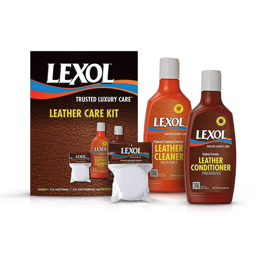 Leather Cleaner and Conditioner and Sponge Kit, For Use on Leather Cleaner and Conditioner and Sponge Kit, For Use on