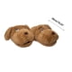 thumbnail image 4 of Fiudx Pantuflas de Animales con Ojos Grandes, Diseño de Conejo de Peluche, Cálidas y Acogedoras, Suela Antideslizante, Suaves y Cómodas, Regalo Perfecto para Mamá, Abuela o Novia, Talla 26 Cm., 4 of 7