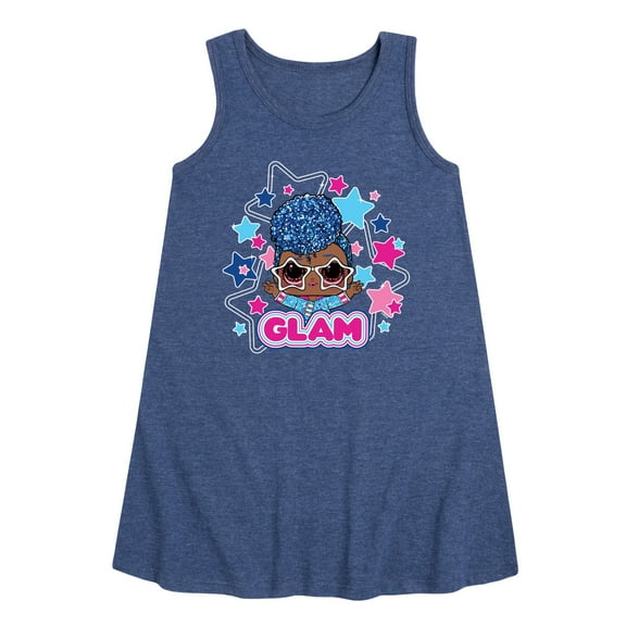 LOL Surprise! Dolls - Glam Series - Independent Queen - Celebrate - Toddler & Youth Girls A-line Dress