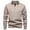 J01#Beige, variant on RMGVDSD Men's Quarter Zip Pullover Sweater Winter Stand Collar Zip Up Lined Slim Fit Knit Sweater Jacket Warm Casual Outwear Pullover Top Trendy Polo Sweater