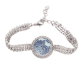 thumbnail image 1 of Peony s Art Pattern Tennis Chain Anklet Bracelet Diamond Jewelry, 1 of 3