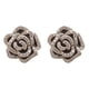 thumbnail image 2 of HomeKingdee Vintage Black Rose Diamond Inlaid Earrings - Fashion Personality Rose Earrings for Wedding Anniversary Birthday Jewelry Gifts for Women Girls, 2 of 5