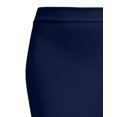 thumbnail image 3 of J. METHOD Women's Mini Skirt Stretch Knit Bodycon Slim Fit Pencil Solid Skirts Made in USA NEWSK09 Navy S, 3 of 6