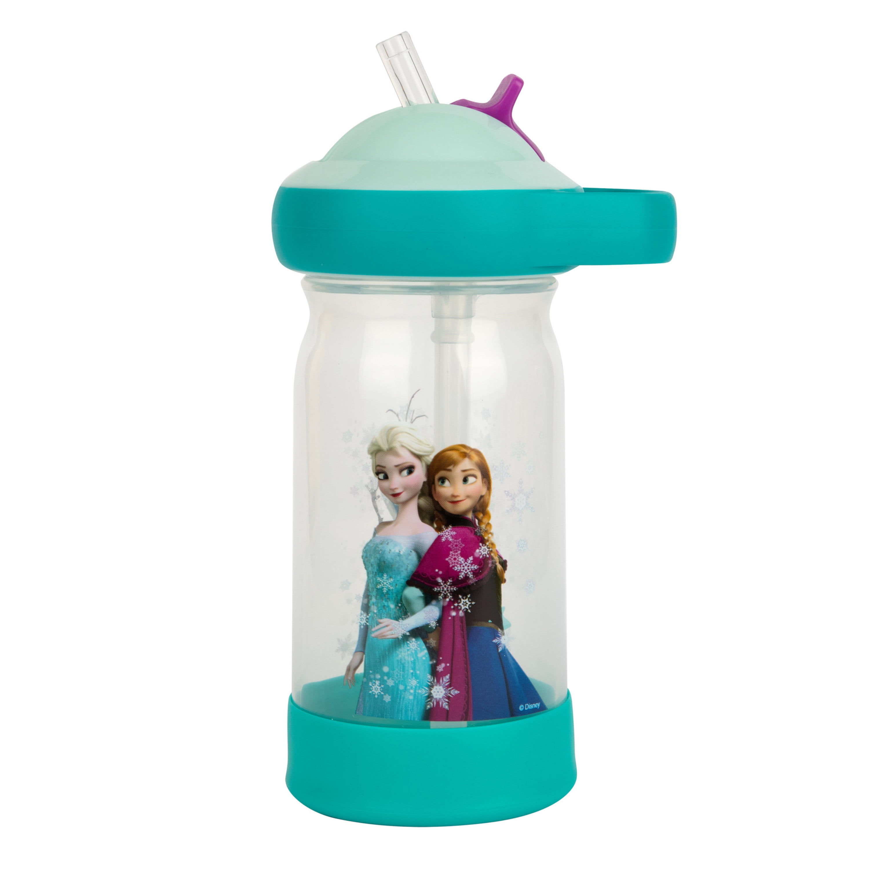 (2 pack) The First Years Disney Frozen Sip & See™ Toddler Water Bottle with Floating Charm, 12 Oz