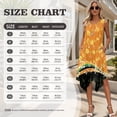 thumbnail image 4 of Psesaysky St. Patrick's Day Couples Outfits Matching Sets Womens Elegant Sundress Plus Size Summer Beach Tunic Dress Short Sleeve Buttons Shirt for Men,Clover Music Note, 4 of 7