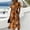 Earthy Yellow, variant on Halloween Dresses for Women Bat V Neck Ghost Cute Wrap Dress Spider Short Sleeve Vintage Wedding Guest Dresses M