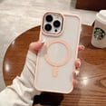 thumbnail image 4 of CASELIX Magnetic Case for iPhone 14 Case Protective-Compatible with Magsafe for iPhone 14 Case for Women, 6.1 inch, Pink, 4 of 8