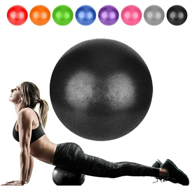 InnotechSC Pelota de Pilates 9", Pelota de Ejercicios Pequeña con Guía, Mini Pelota de Yoga para Pilates, Yoga, Entrenamiento Básico, Fisioterapia, Equilibrio, Estabilidad, Estiramiento