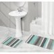 thumbnail image 3 of Alfombras de baño mDesign, suave microfibra y poliéster, set de 3, 3 of 9