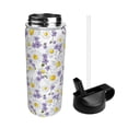 thumbnail image 2 of Sikiie Daisies Flowers Print 18OZ Insulated Straw Cup, Portable Leak-proof Sports Water Bottle, Stainless Steel Water Cup Suitable for Home and Outdoor, 2 of 8