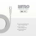 thumbnail image 4 of Liquipel Powertek Retro USB-C to USB-C - White, 4 of 7