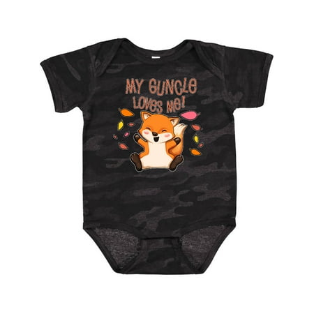 

Inktastic My Guncle Loves Me!- Cute Baby Fox Gift Baby Boy or Baby Girl Bodysuit