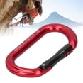thumbnail image 4 of Carabiner Clip, 7075 Aluminum Alloy Carabiner Rugged O-Shape Multipurpose Heavy Duty  For High-altitude Operations For Climbing /Hammocks /Camping, 4 of 8