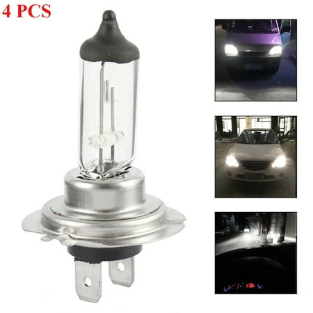 4pcs H7 Headlamp Headlight Car Bulbs 12V/55W Halogen Standard
