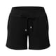 thumbnail image 3 of MKLEKYY Pantalones Cortos Deportivos Holgados de Cintura Alta con Dobladillo Plisado de Doble Capa y Pierna Recta para Mujer, 3 of 4