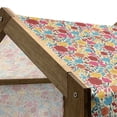thumbnail image 4 of Colorful Pet House, Silhouettes of Flowers in Lively Colors Garden Art Inspired by Spring Nature, Outdoor & Indoor Portable Dog Kennel with Pillow and Cover, 5 Sizes, Multicolor, by Ambesonne, 4 of 4