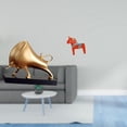 thumbnail image 2 of CarpNettore Abstract Ox and Dala Horse Sculpture Unique Tabletop Animal Figurine for Home Decor Living Room Bedroom Entrance Bookshelf Cabinet Display, 2 of 8