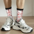 thumbnail image 6 of Fotbe Hand Drawn Hearts Pattern Long Socks for Men & Women – Breathable & Stretchy Compression Socks, Ideal for Running, Travel, and Everyday Wear Size 5-11, 6 of 6