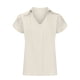 thumbnail image 5 of Fiudx Ofertas de La Semana Camiseta de Color Liso con Cuello En V para Mujer, 5 of 5