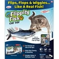 Flippity Fish Cat Toy, Interactive Cat Toy, Flips, Flops & Wiggles Like