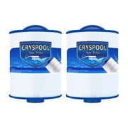CRYSPOOL Spa Filter Compatible with Unicel 6CH-502, PAS50SV-F2M,  Filbur FC-0311,  M60506,50 sq.ft ,2 Pack