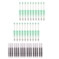 thumbnail image 1 of 20x bolígrafo con cuentas con 50 recargas, bolígrafos para manualidades, bolígrafo de escritura novedoso, 50 recargas para suministros de regalos para Verde, 1 of 7